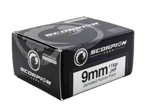 115GR JHP 20RD 10BX/CS Ammo