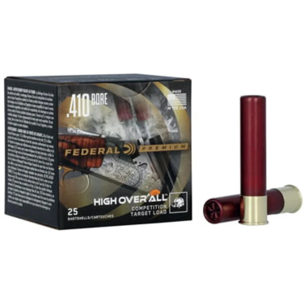 FEDERAL PREMIUM HOA 410 2 1/2 IN 1/2OZ 1200 FPS MAX 8 AMMO 25RD ERAL PREMIUM HOA 410 2 1/2 IN 1/2OZ 1200 FPS MAX 8 25RD Ammo