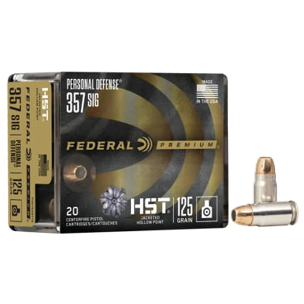 Federal Personal Defense Handgun Ammunition .357 Mag 154 Gr JHP 1360 Fps 20/ct eral Personal Defense Handgun Ammunition .357 Mag 154 Gr JHP 1360 Fps 20/ct Ammo